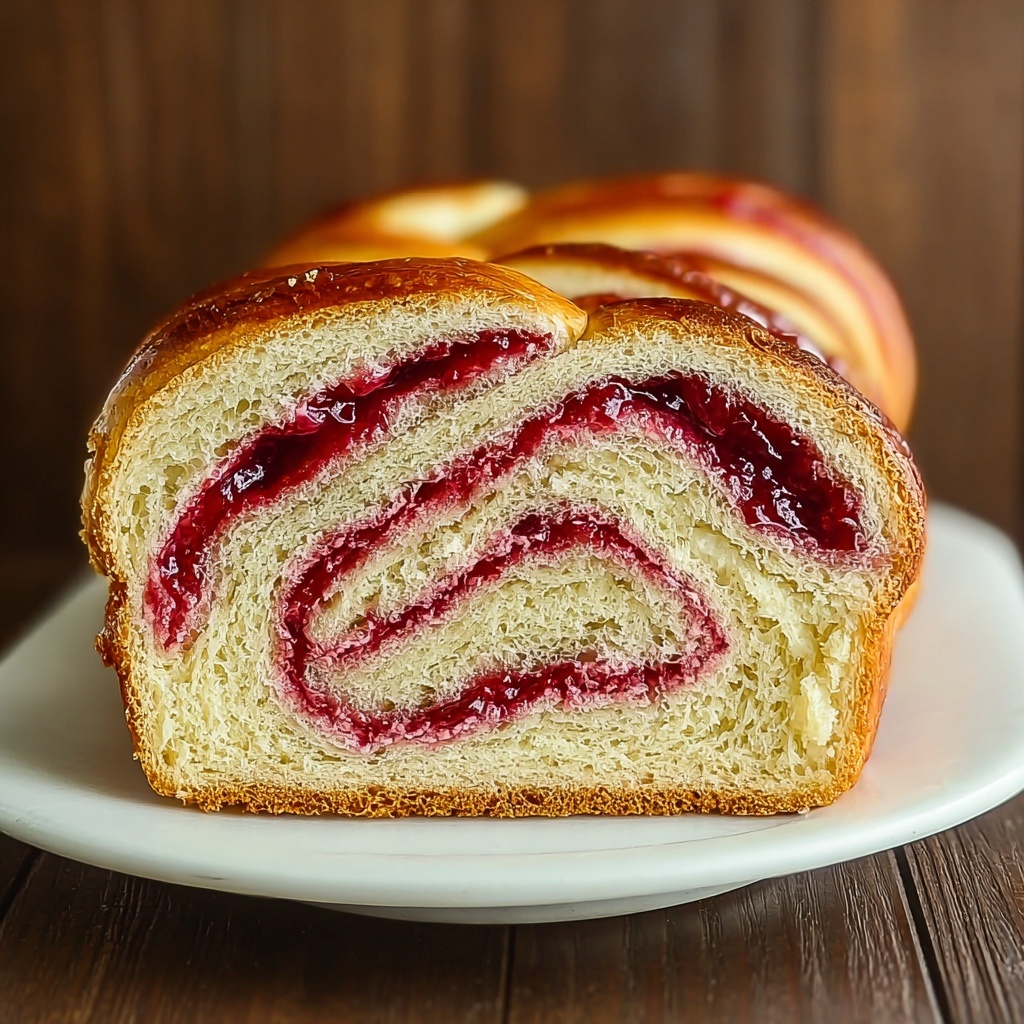 Perfect Raspberry Swirl Brioche Loaf Recipe - Recipe Image