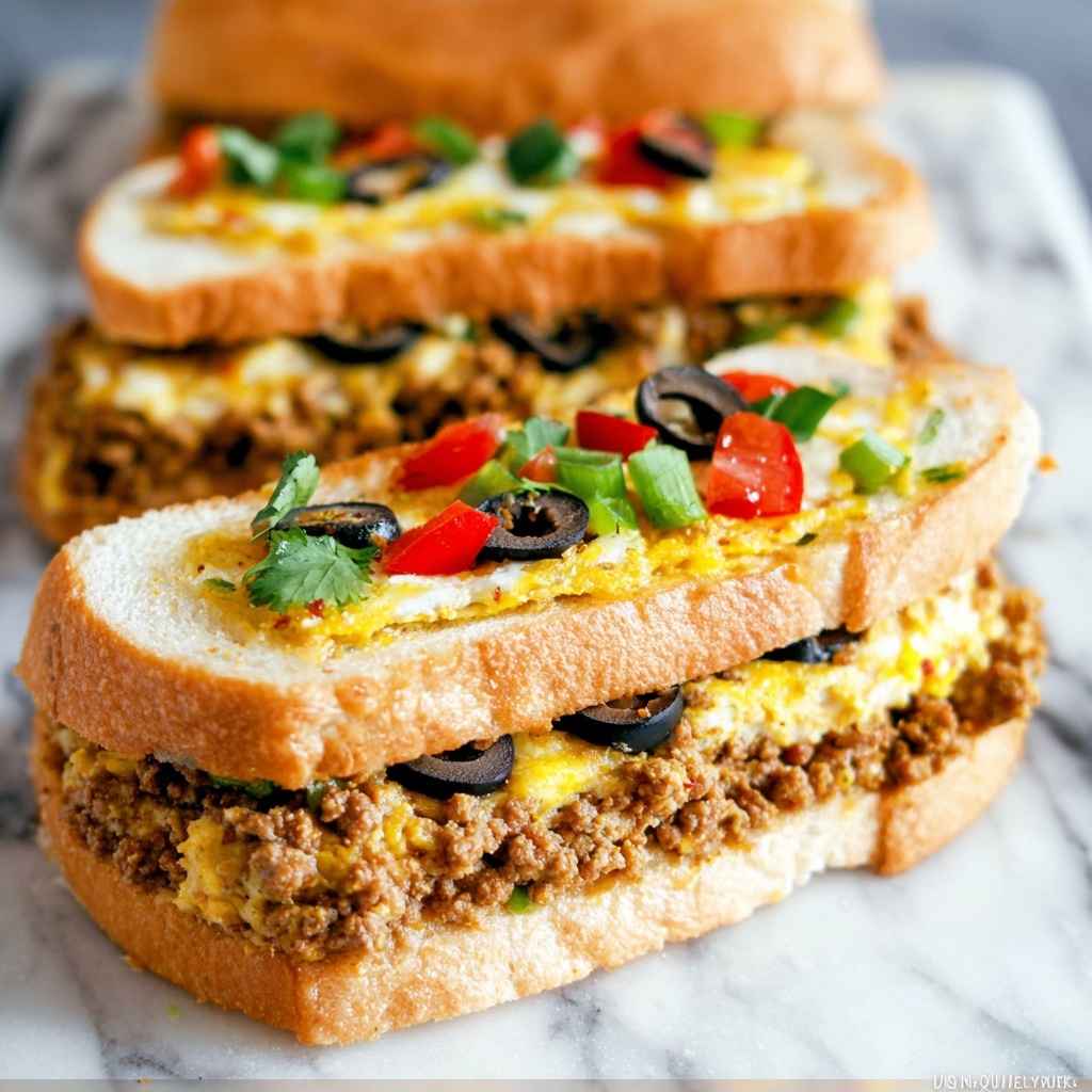 Taco French Bread Pizza Recipe - Recipe Image