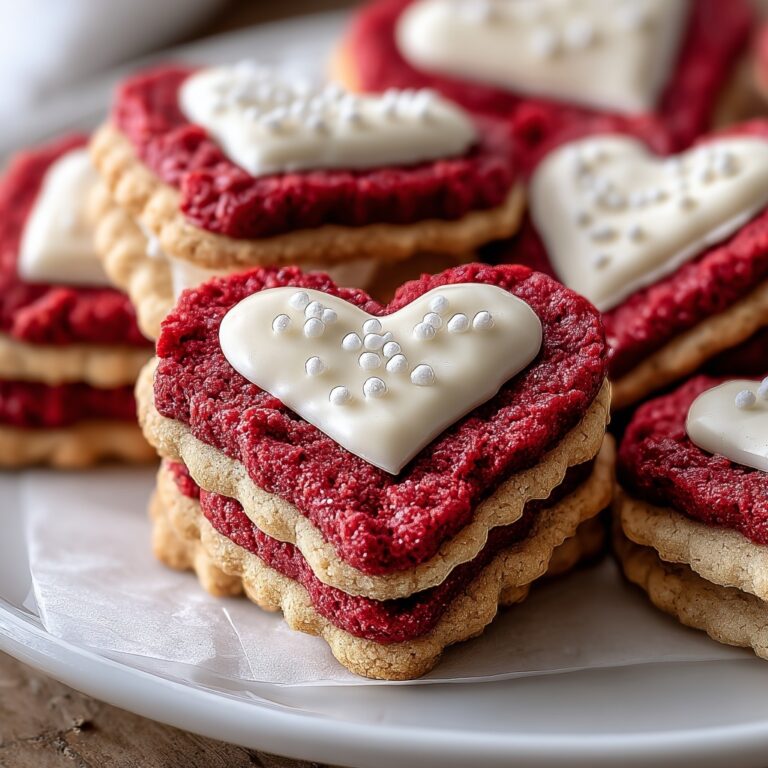Red Velvet Linzer Cookies Recipe