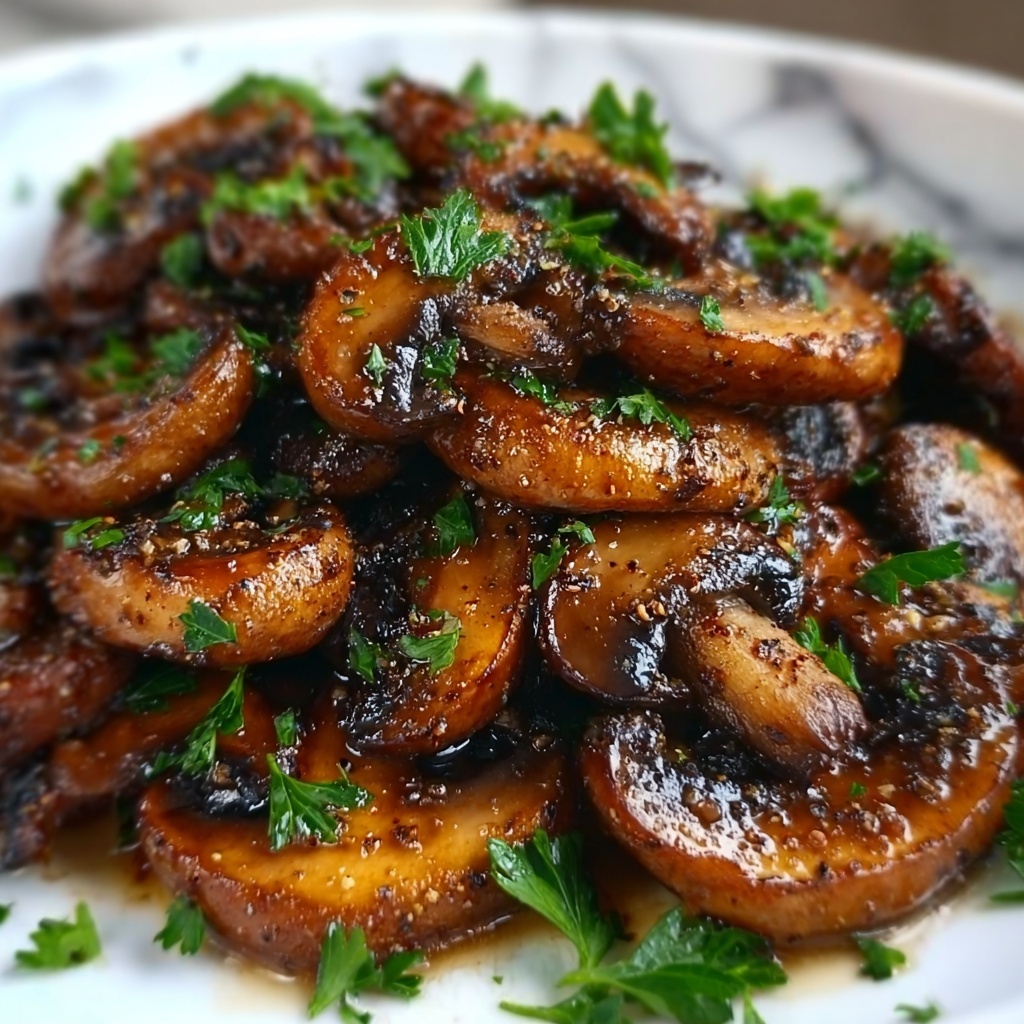 Pepper Chicken with Mushrooms Recipe - Recipe Image