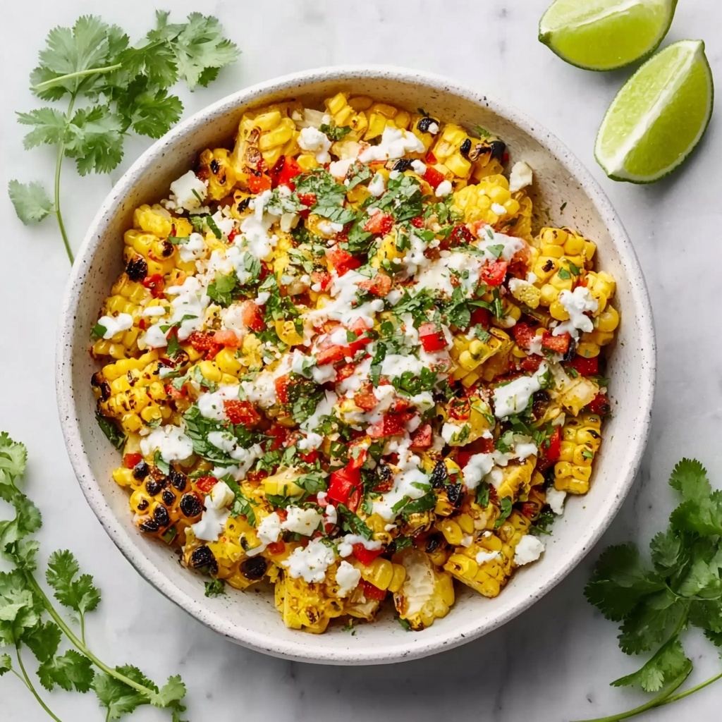 Chili-Lime Grilled Corn Salad Recipe - Recipe Image