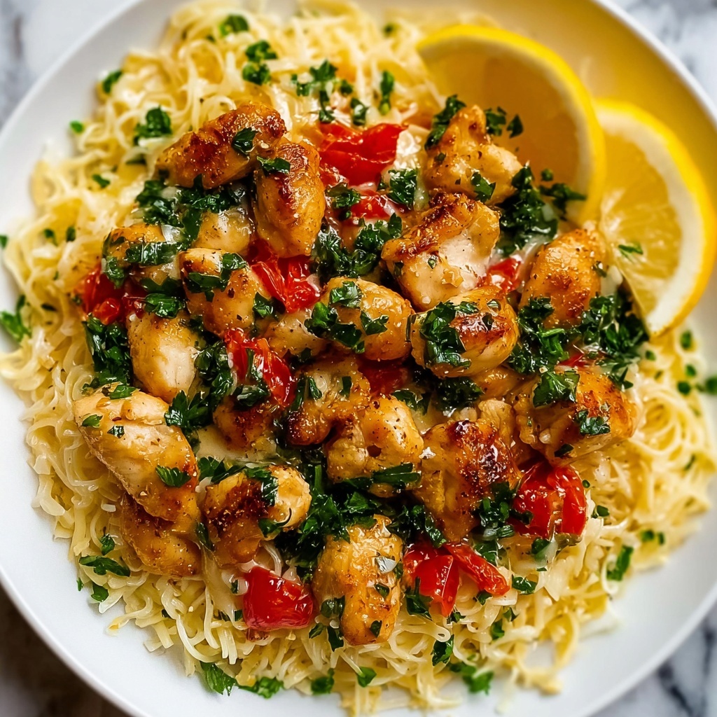 Garlic Butter Chicken Scampi Recipe - Recipe Image