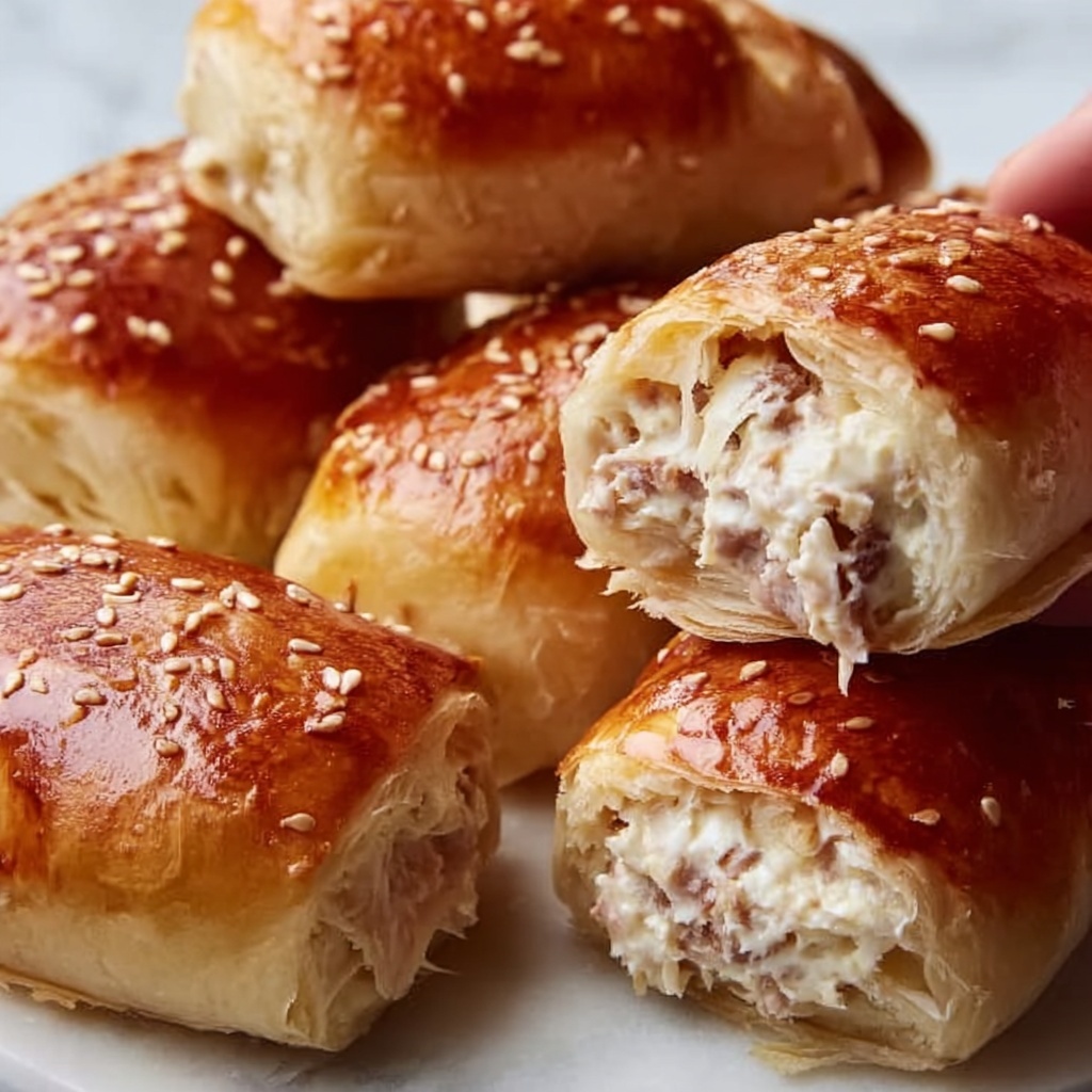 Baked Reuben Egg Rolls Recipe - Recipe Image