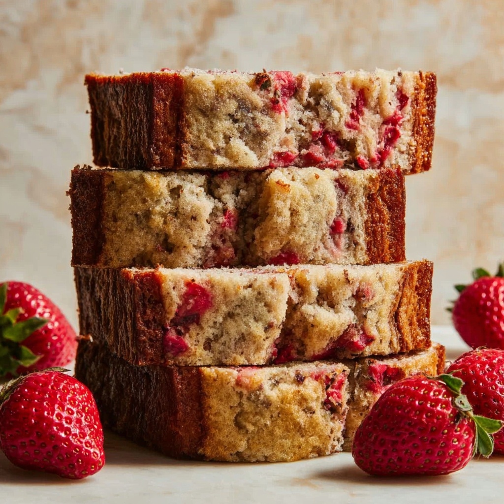 Strawberry Banana Bread Recipe - Recipe Image