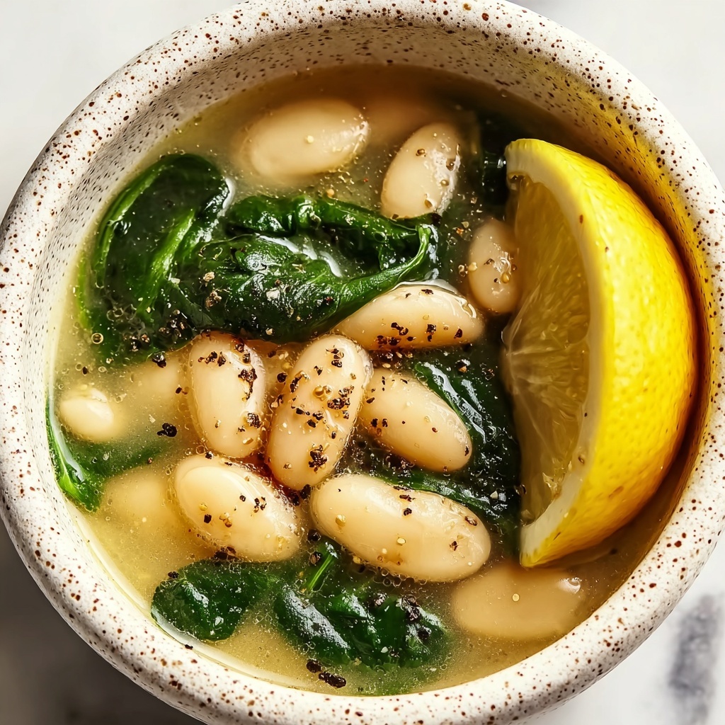 Creamy Lemon Garlic Butter Beans Recipe - Recipe Image