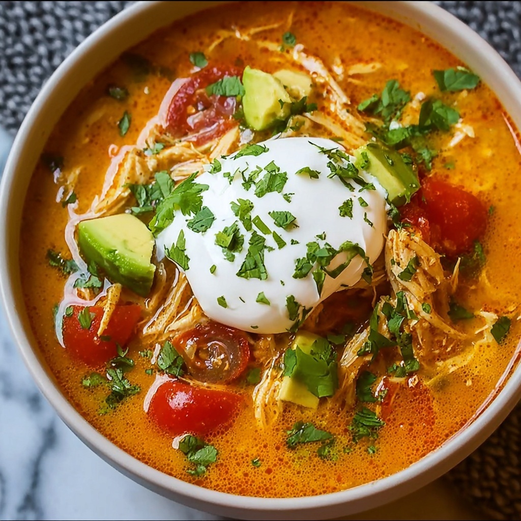 Creamy Chicken Fajita Soup Recipe - Recipe Image