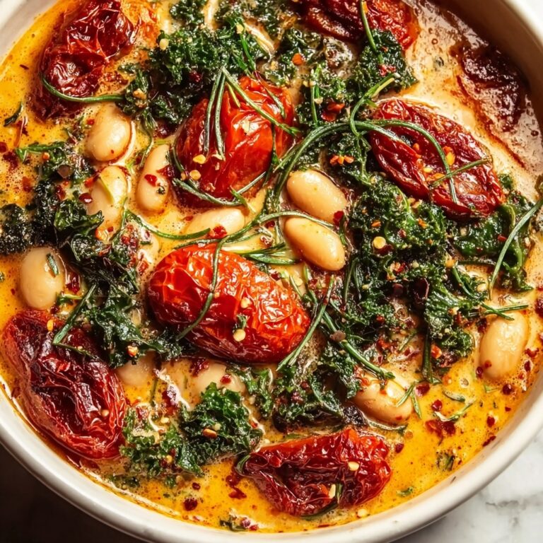 Creamy Vegan Tomato and White Bean Stew Recipe