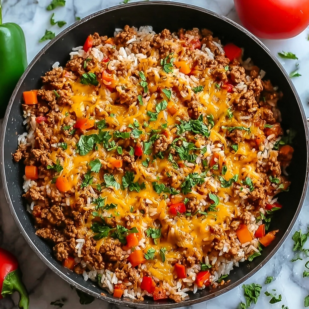 One Pot Unstuffed Pepper Skillet Recipe - Recipe Image