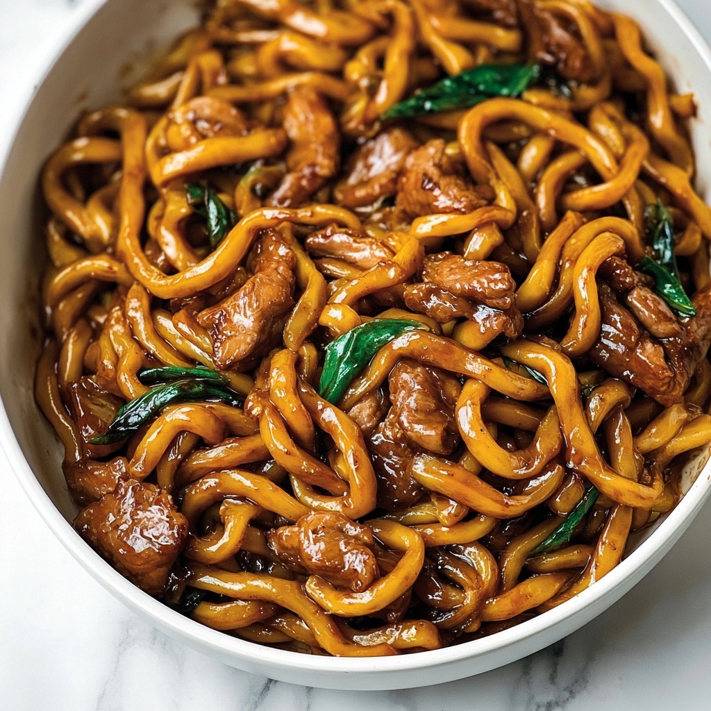 Three Cup Chicken Noodles Recipe - Recipe Image