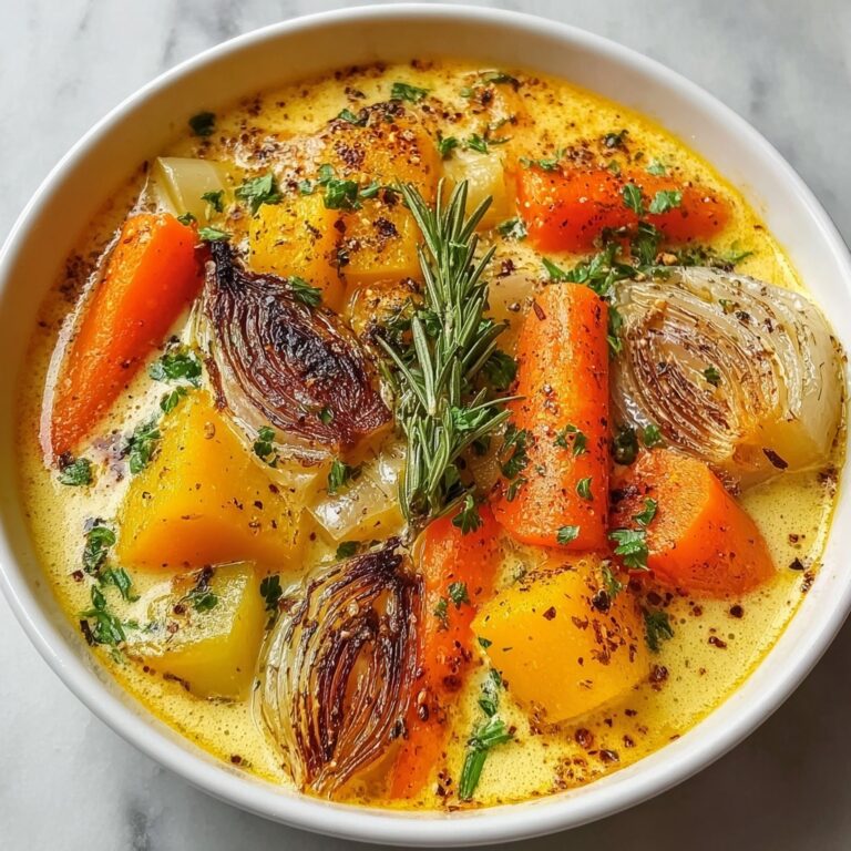 Roasted Winter Vegetable Soup Recipe