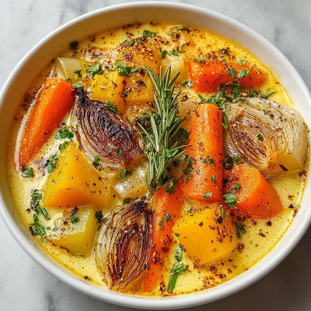 Roasted Winter Vegetable Soup Recipe - Recipe Image