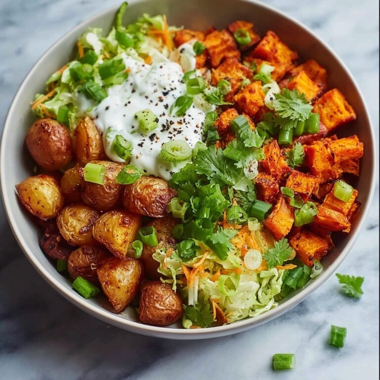 Buffalo Chicken and Brussels Sprouts Bowl with Crispy Potatoes Recipe