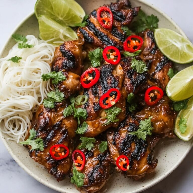 Grilled Vietnamese Lemongrass Chicken Recipe