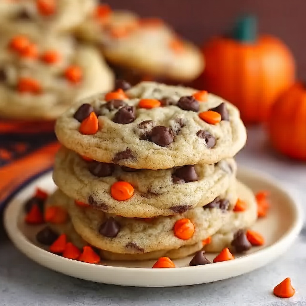 Halloween Chocolate Chip Cookies Recipe - Recipe Image