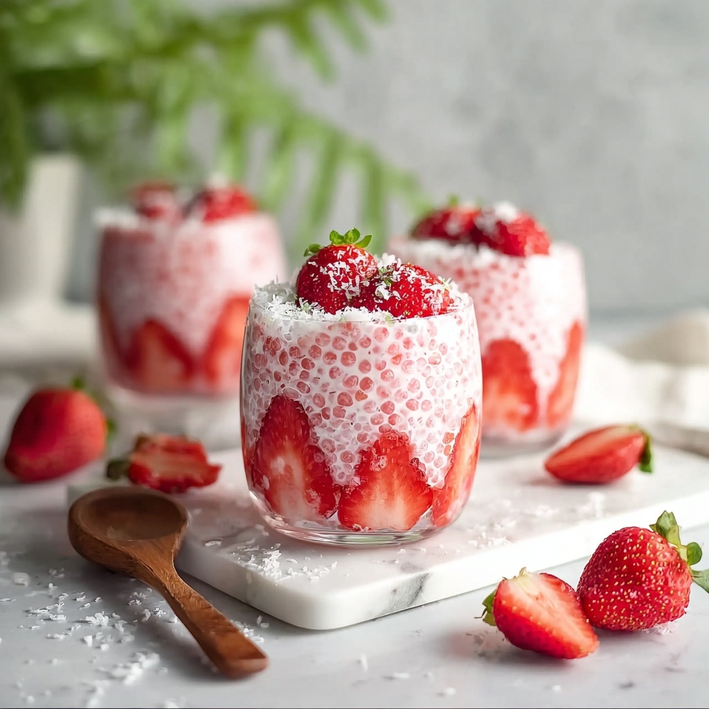Strawberry Sago Recipe - Recipe Image
