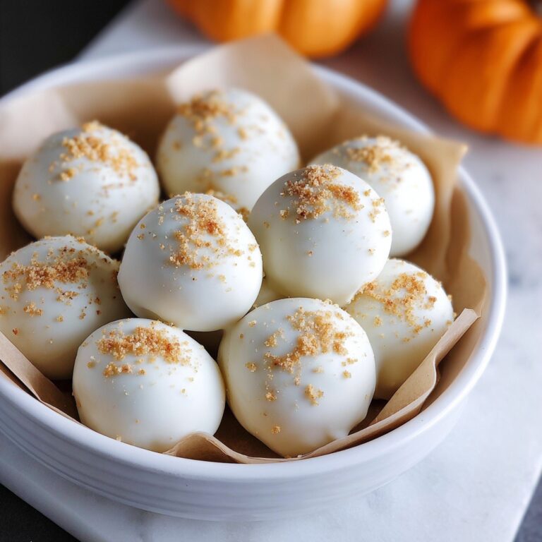 White Chocolate Pumpkin Truffles Recipe