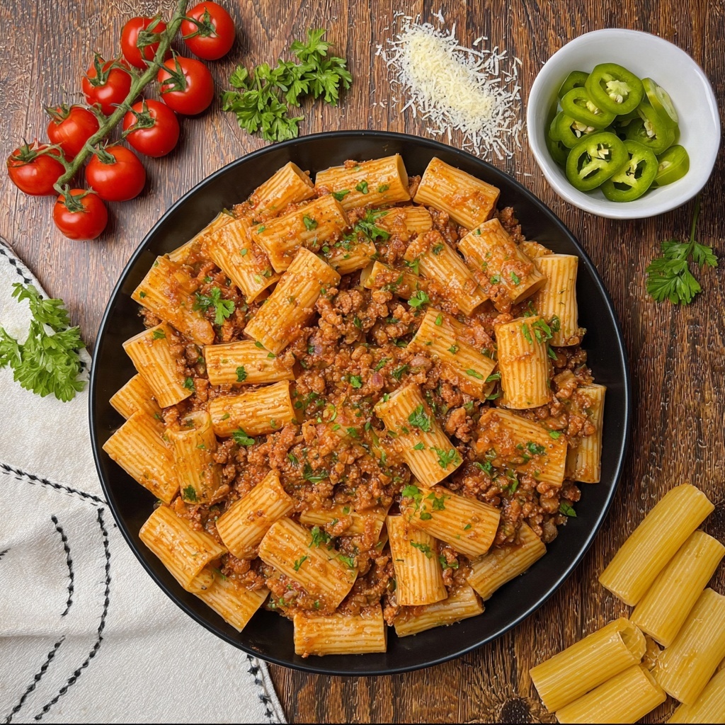 Creamy Rotel Pasta with Ground Beef Recipe - Recipe Image