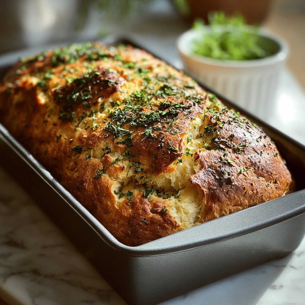 Herb & Cheese Quick Bread Recipe - Recipe Image