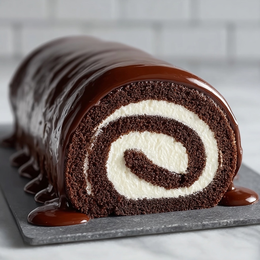 No-Fail Chocolate Swiss Roll Recipe - Recipe Image