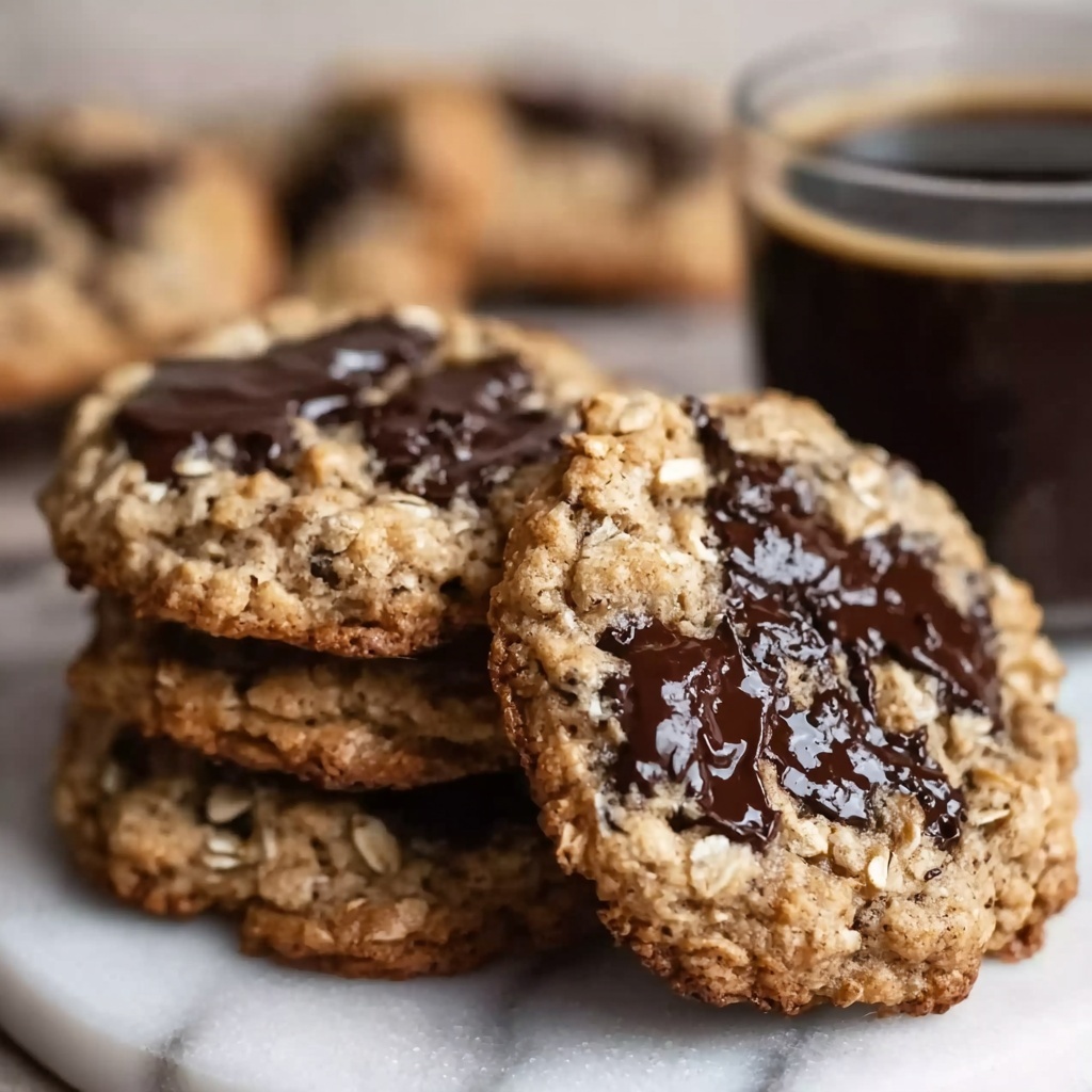 Chocolate Chip Espresso Oatmeal Cookies Recipe - Recipe Image