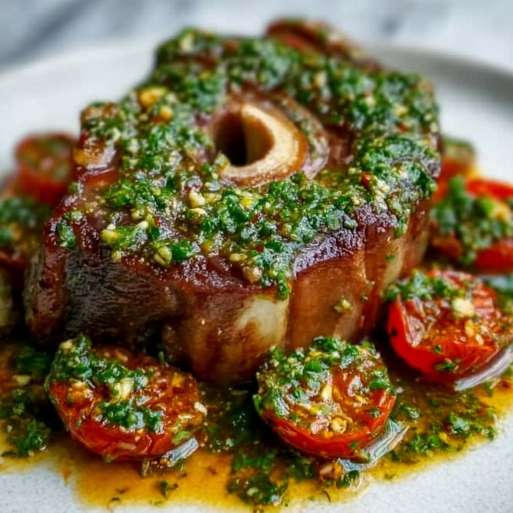 Veal Osso Buco with Beef Stock Reduction Recipe - Recipe Image