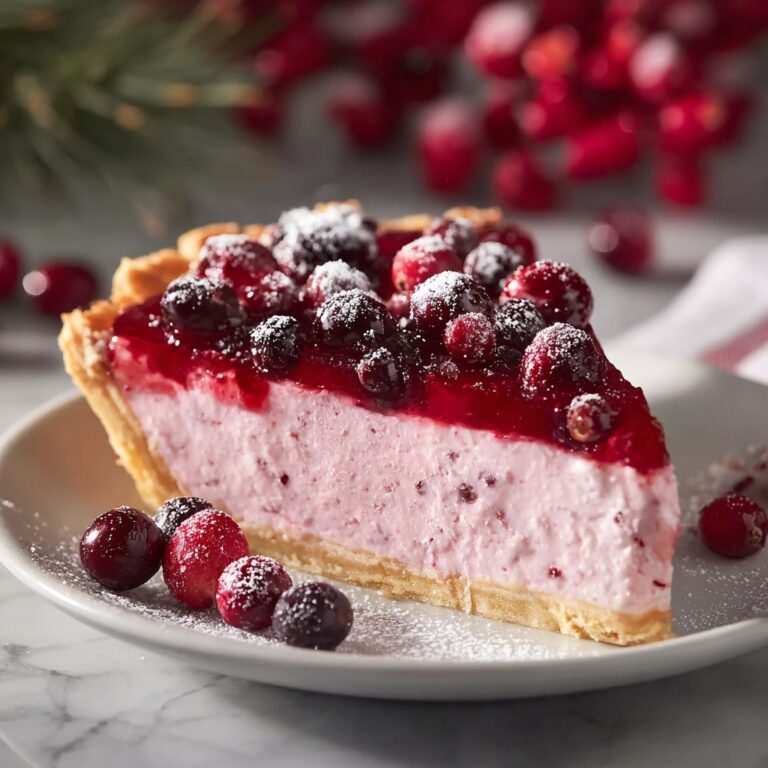 Cranberry Custard Pie Recipe