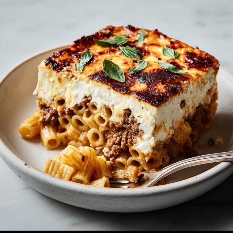 Spiced Lamb and Eggplant Greek Pastitsio Recipe