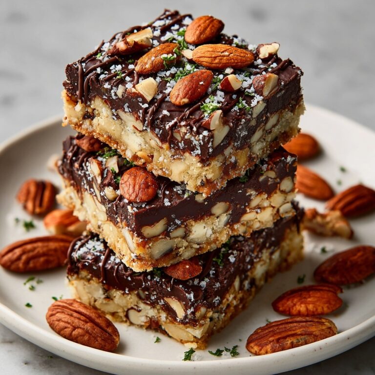 Dark Chocolate Sea Salt Nut Bars Recipe