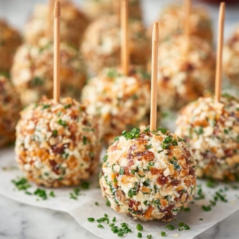 Mini Cheeseball Bites with Pretzel Crisps Recipe