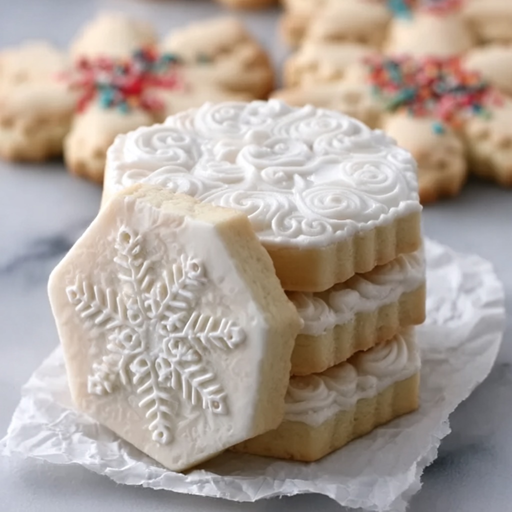 White Velvet Sugar Cookies Recipe - Recipe Image