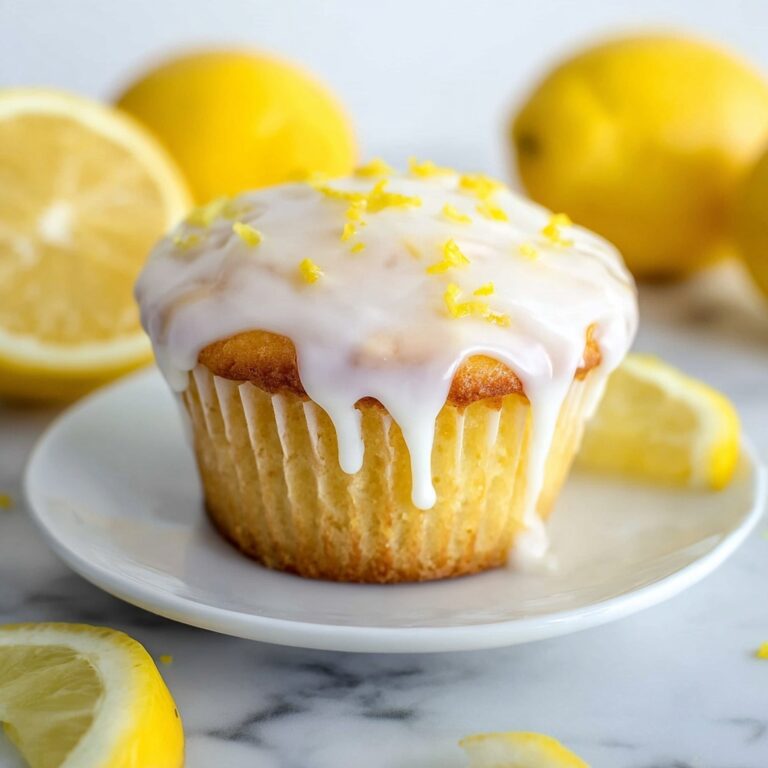 Lemon Muffins with Lemon Glaze Recipe