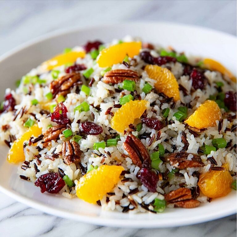 Wild Rice Salad with Orange and Cranberries Recipe