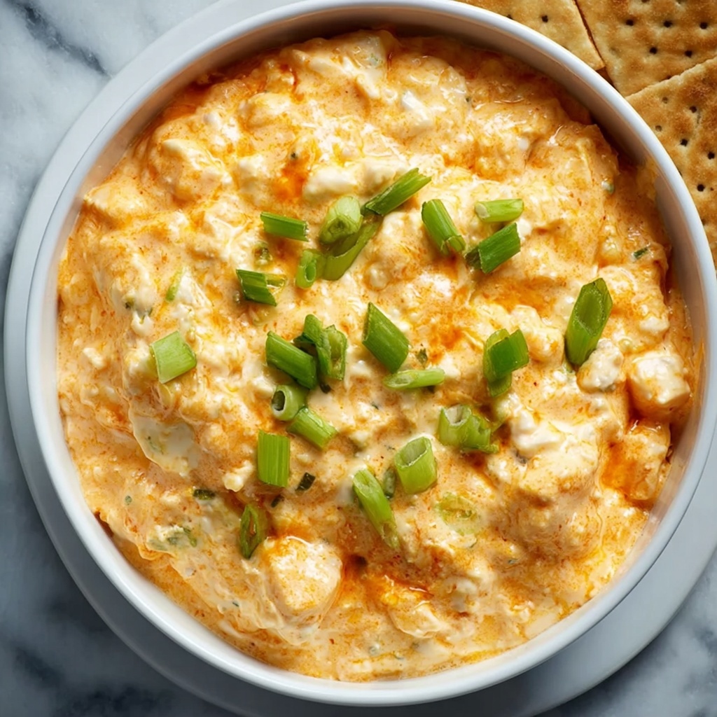 Creamy Easy Crock Pot Buffalo Chicken Dip for Game Day Recipe - Recipe Image