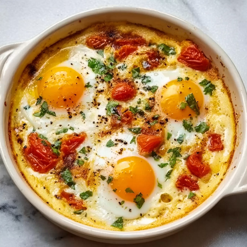Baked Feta Eggs Recipe - Recipe Image