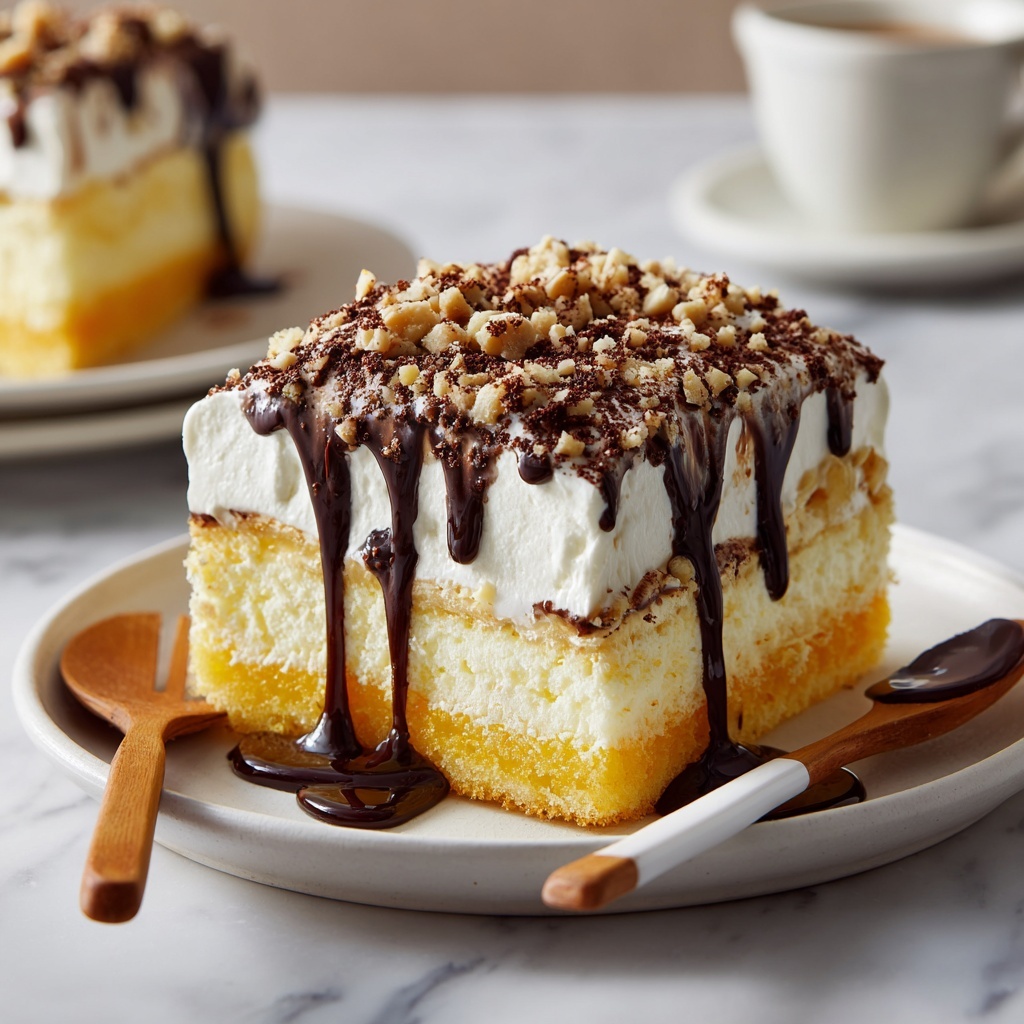 Pumpkin Caramel Poke Cake Recipe - Recipe Image