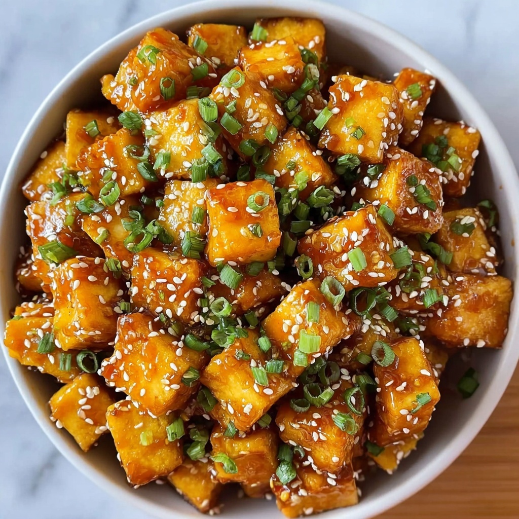 Crispy Honey-Gar garlic Tofu Recipe You’ll Love Instantly! Recipe - Recipe Image