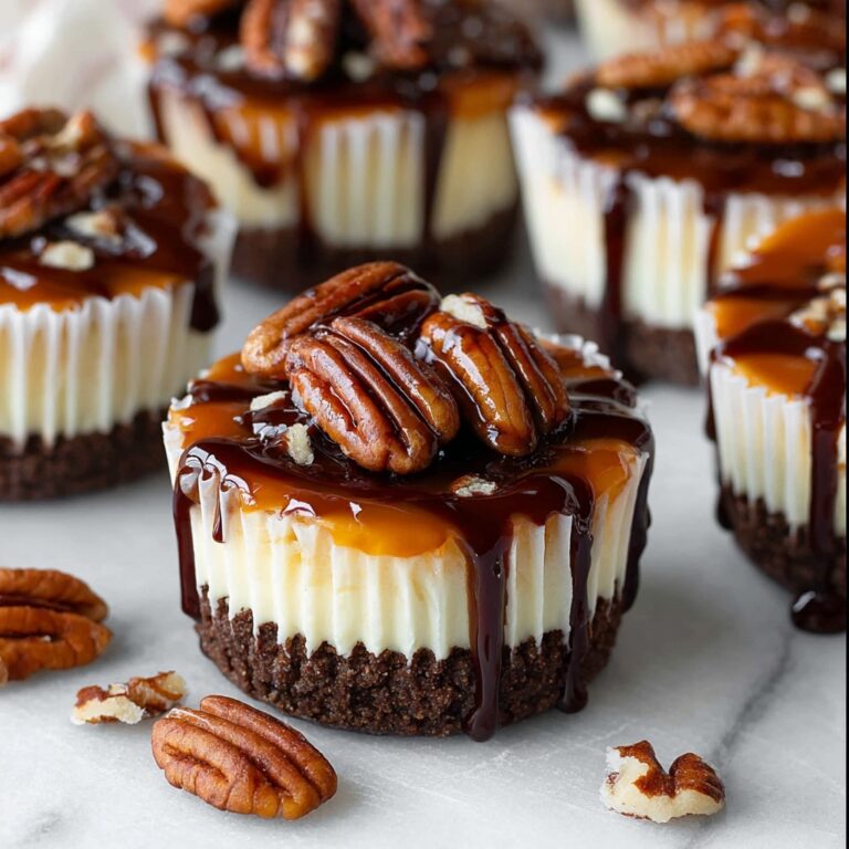 Mini Turtle Cheesecakes Recipe