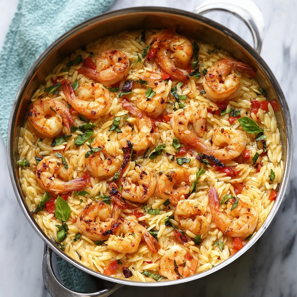 One-Pot Marry Me Shrimp and Orzo Pasta Recipe - Recipe Image