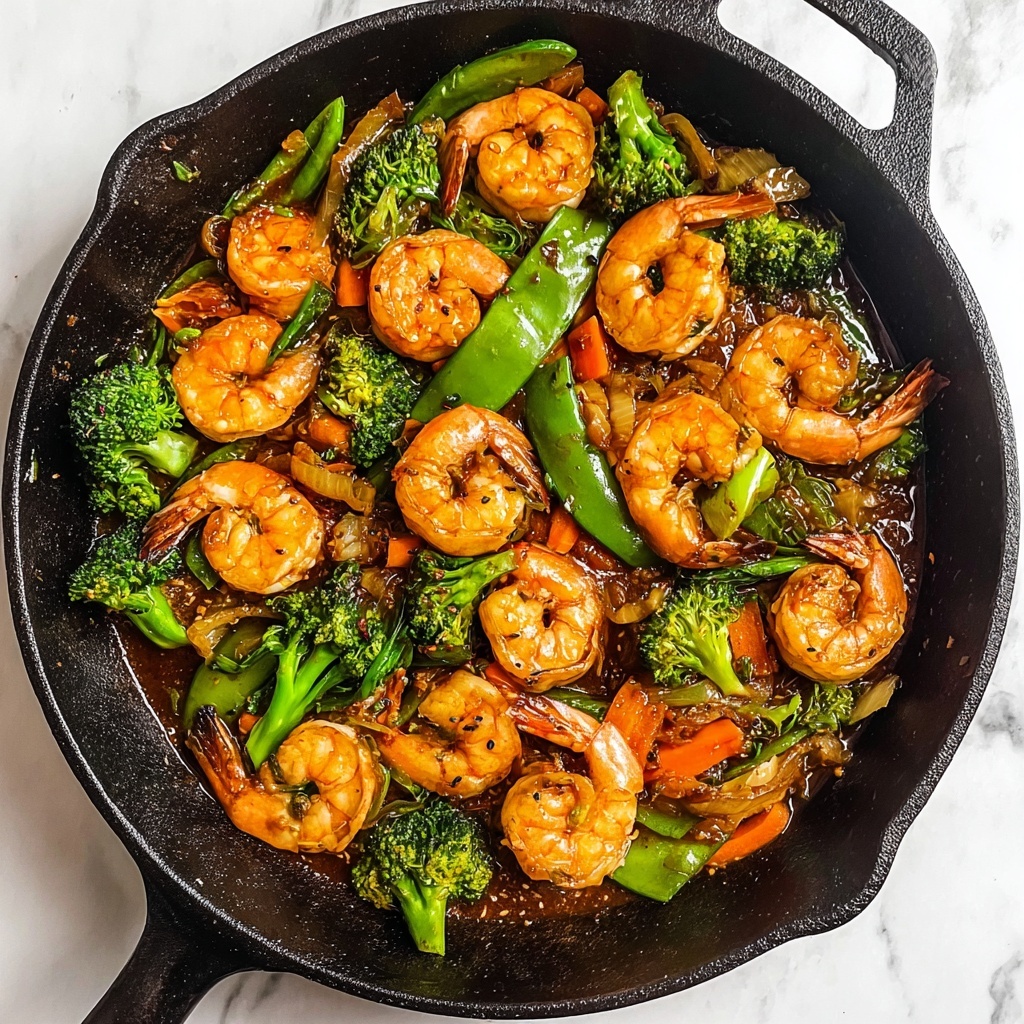 Honey Garlic Shrimp & Zucchini Stir-Fry Recipe - Recipe Image