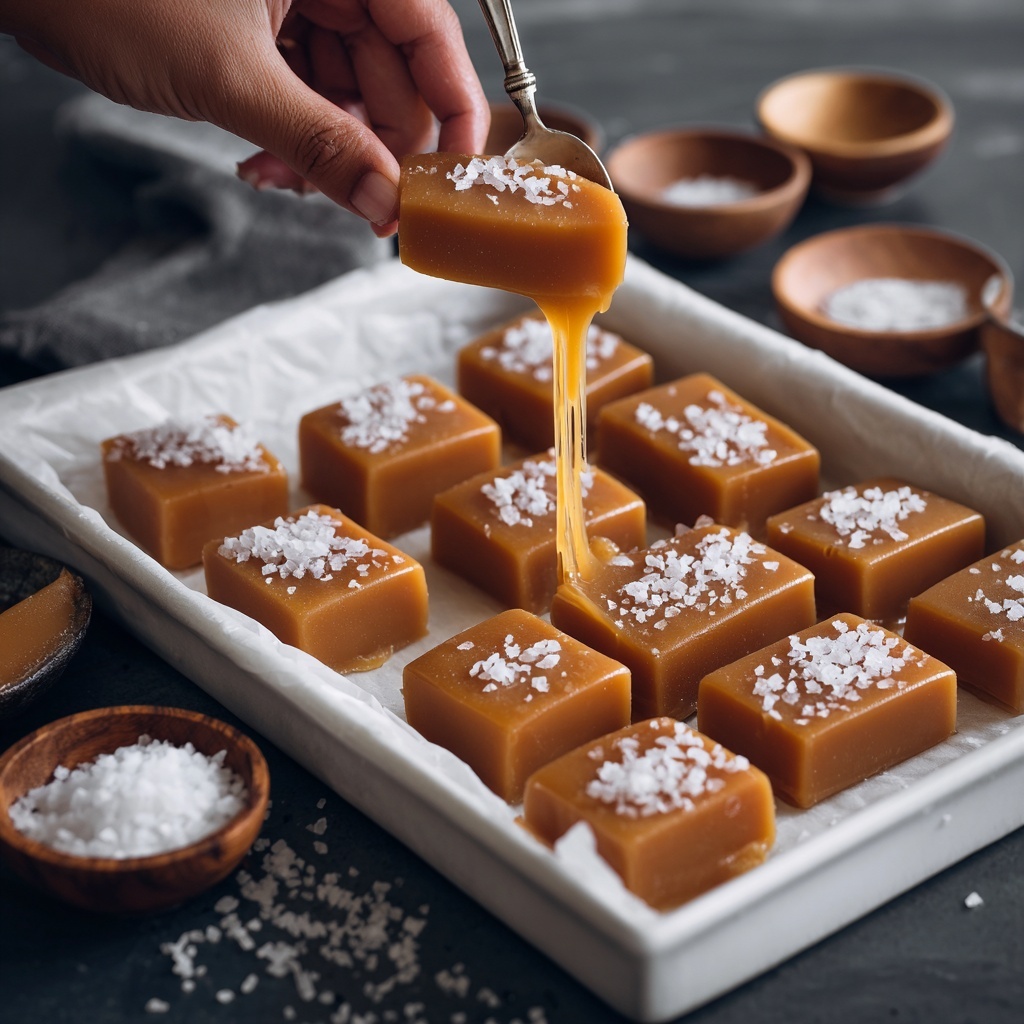 Easy Salted Caramels Recipe - Recipe Image
