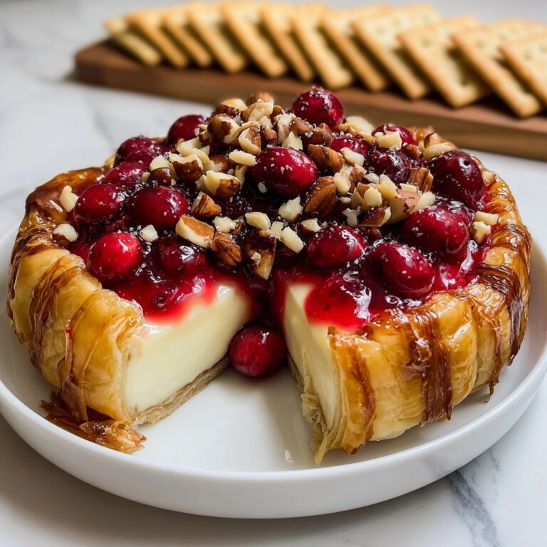 Baked Brie with Cranberries Recipe