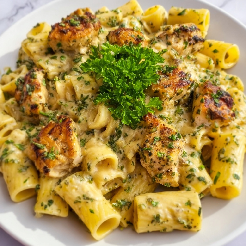 Garlic Butter Chicken Rigatoni: 5 Steps to Comfort Bliss Recipe - Recipe Image