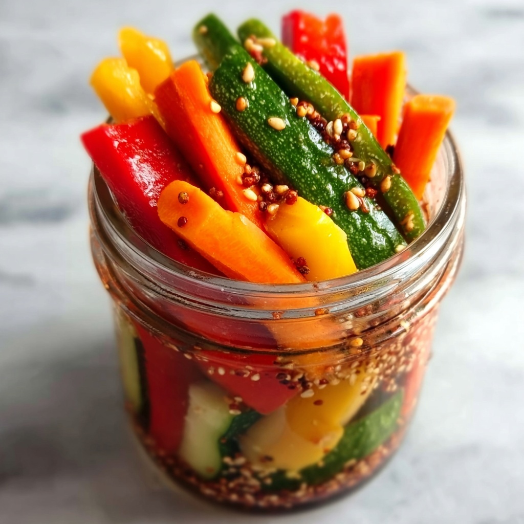 Easy Refrigerator Pickled Vegetables Recipe for Joyful Snacking Recipe - Recipe Image