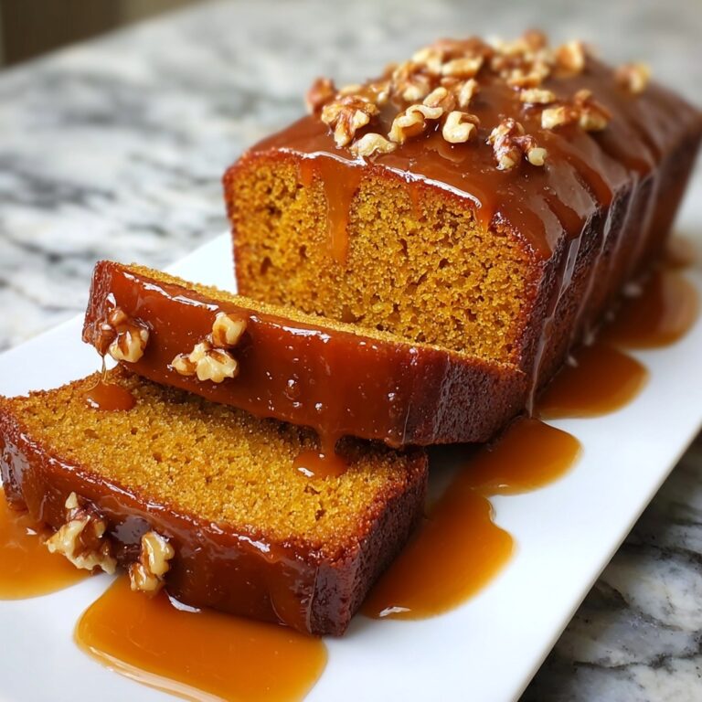 Maple Glazed Pumpkin Loaf Recipe