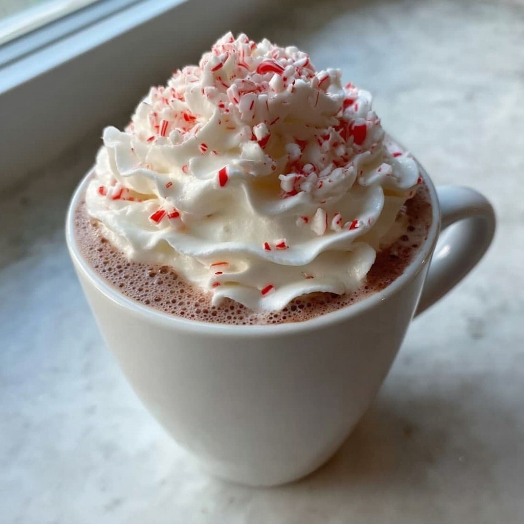 Christmas Peppermint Hot Chocolate: 7 Cozy Sips of Joy Recipe - Recipe Image