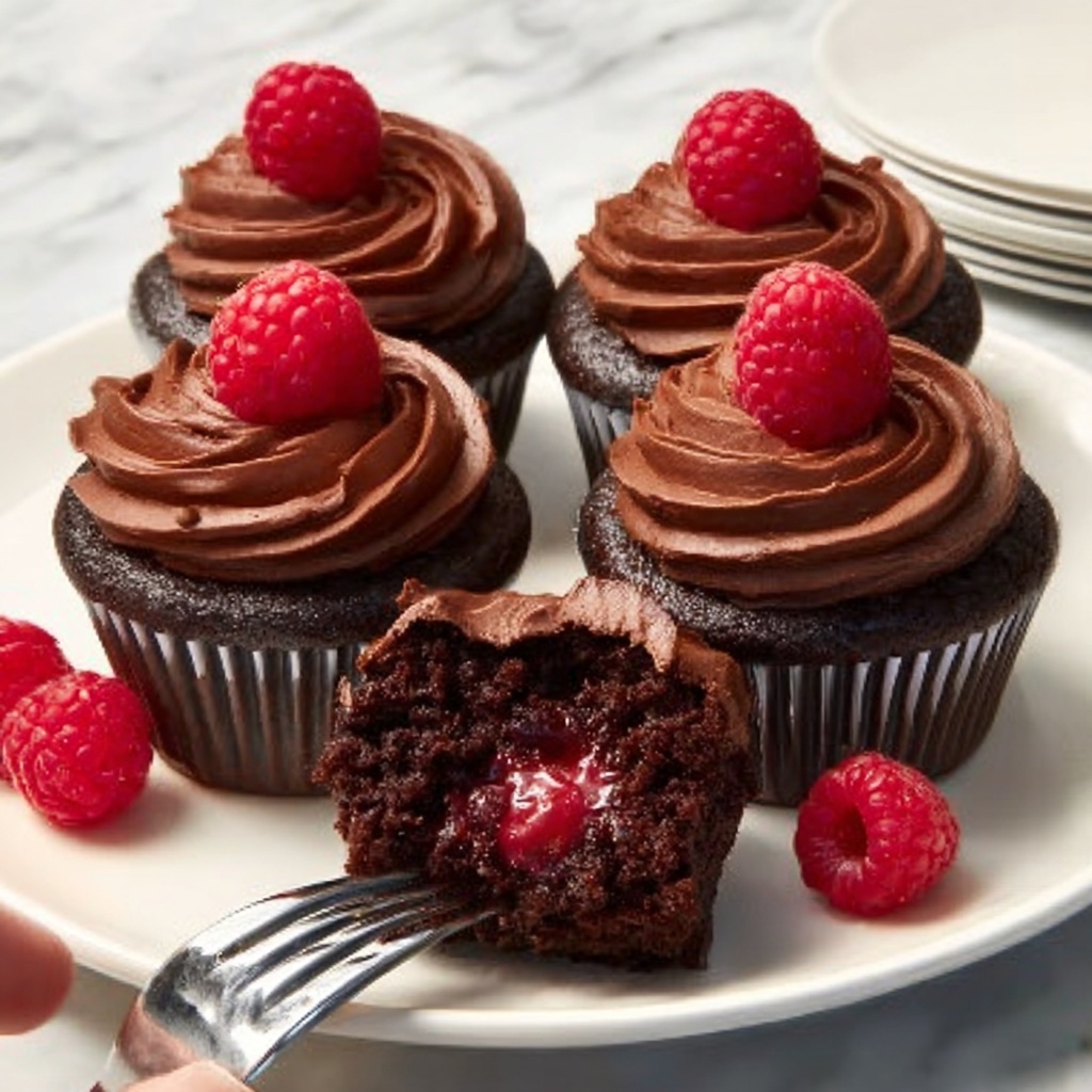 Chocolate Raspberry Cupcakes: 7 Irresistible Tips to Indulge Recipe - Recipe Image