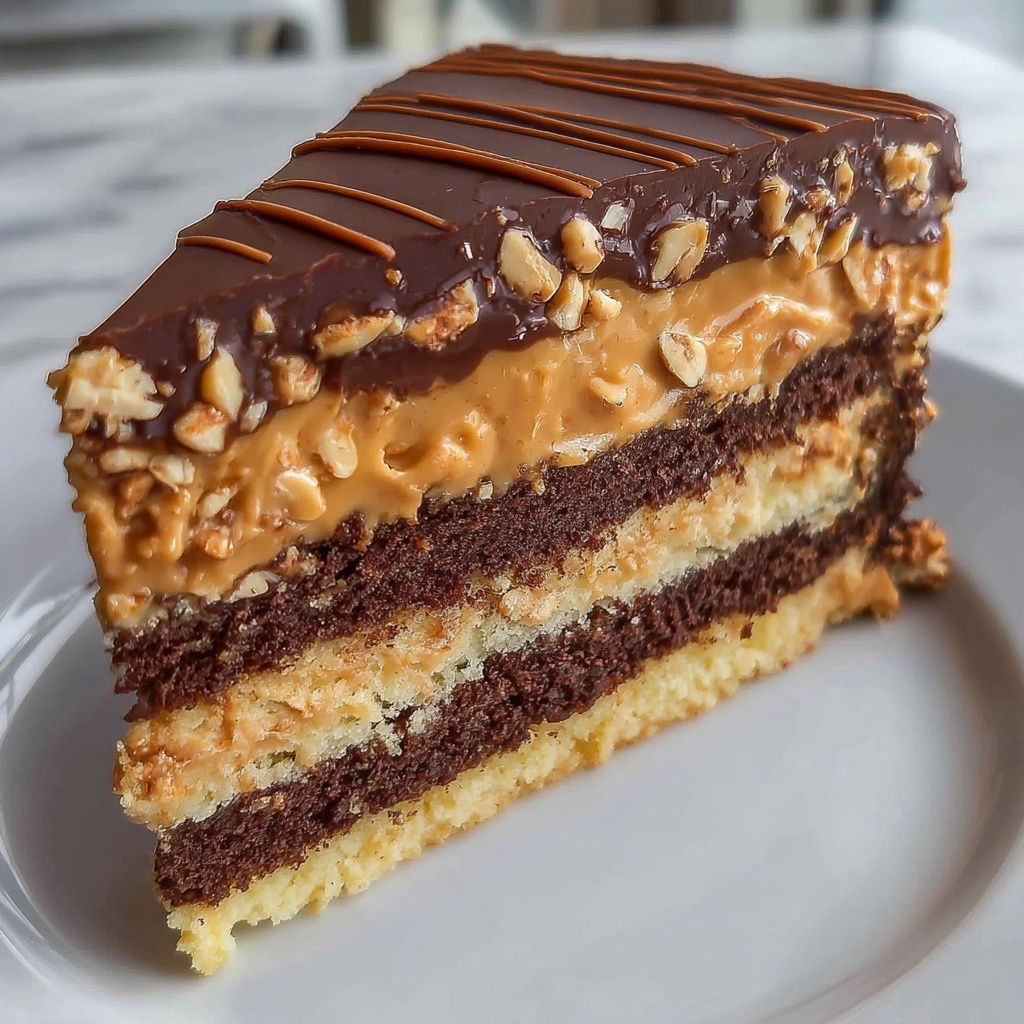 Peanut Butter Chocolate Cake (Vegan & Gluten-Free) Recipe - Recipe Image