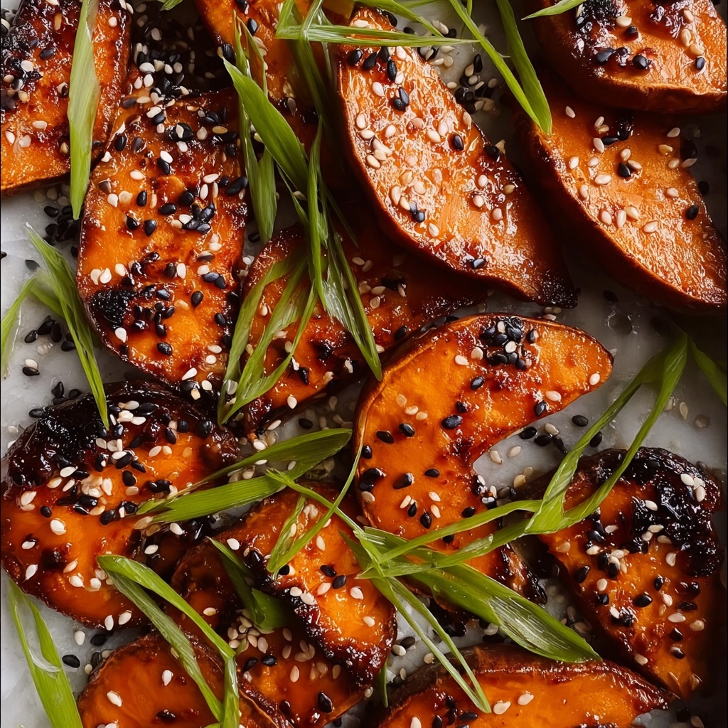 Gochujang Sweet Potatoes: A Spicy Twist on Comfort Food Recipe - Recipe Image
