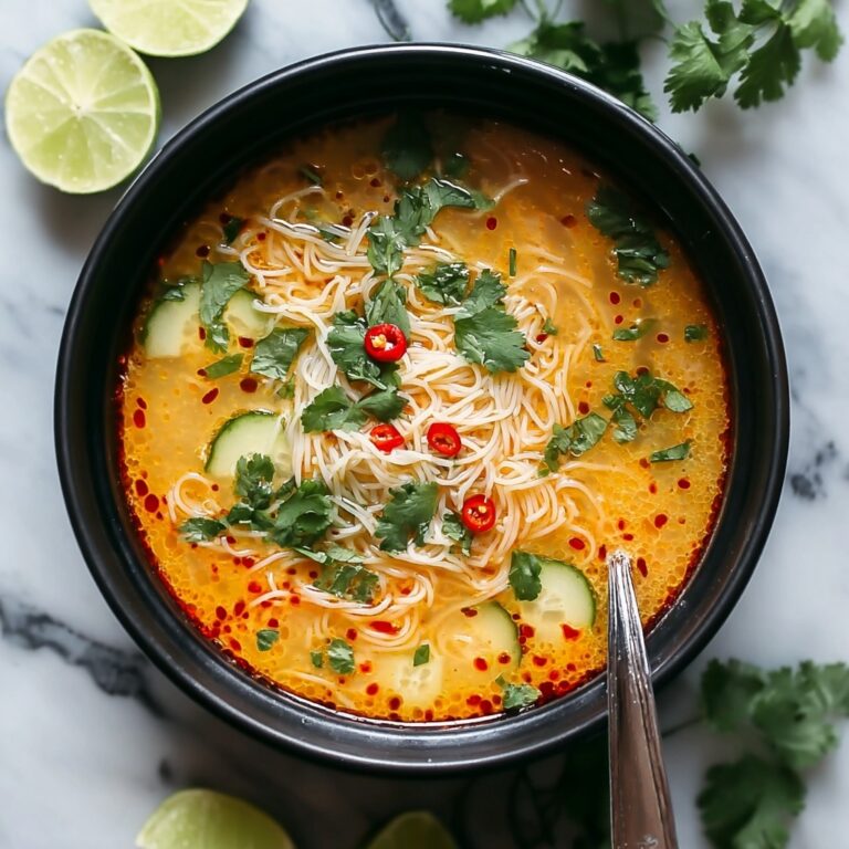 Spicy Coconut Noodles with Ginger, Lime, and Peanut Butter Recipe