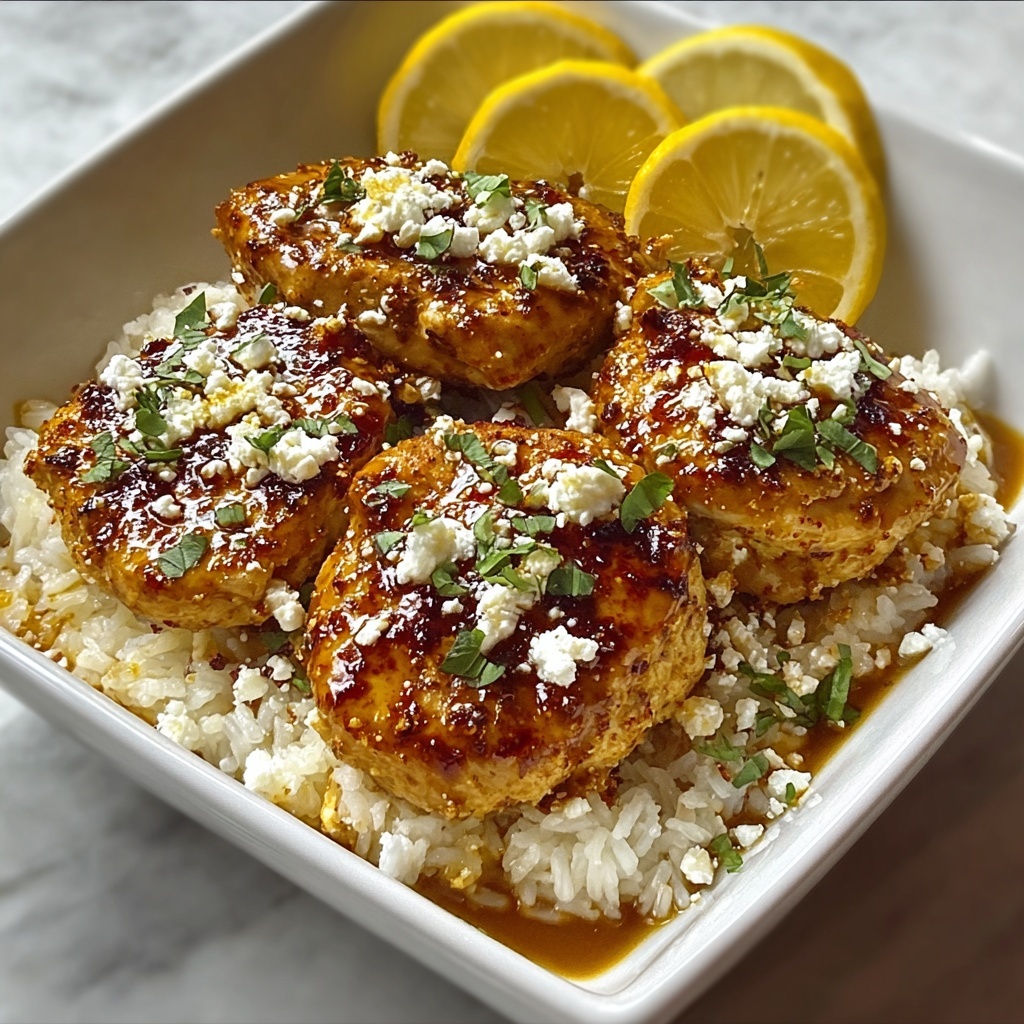 Hot Honey Feta Chicken Recipe - Recipe Image
